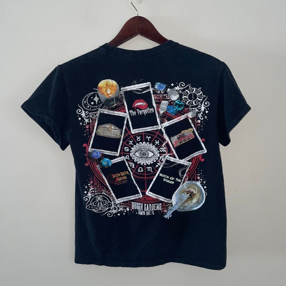 CLEARANCE Busch Gardens Howl-o-Scream Halloween Graphic Small T-Shirt  (0325)